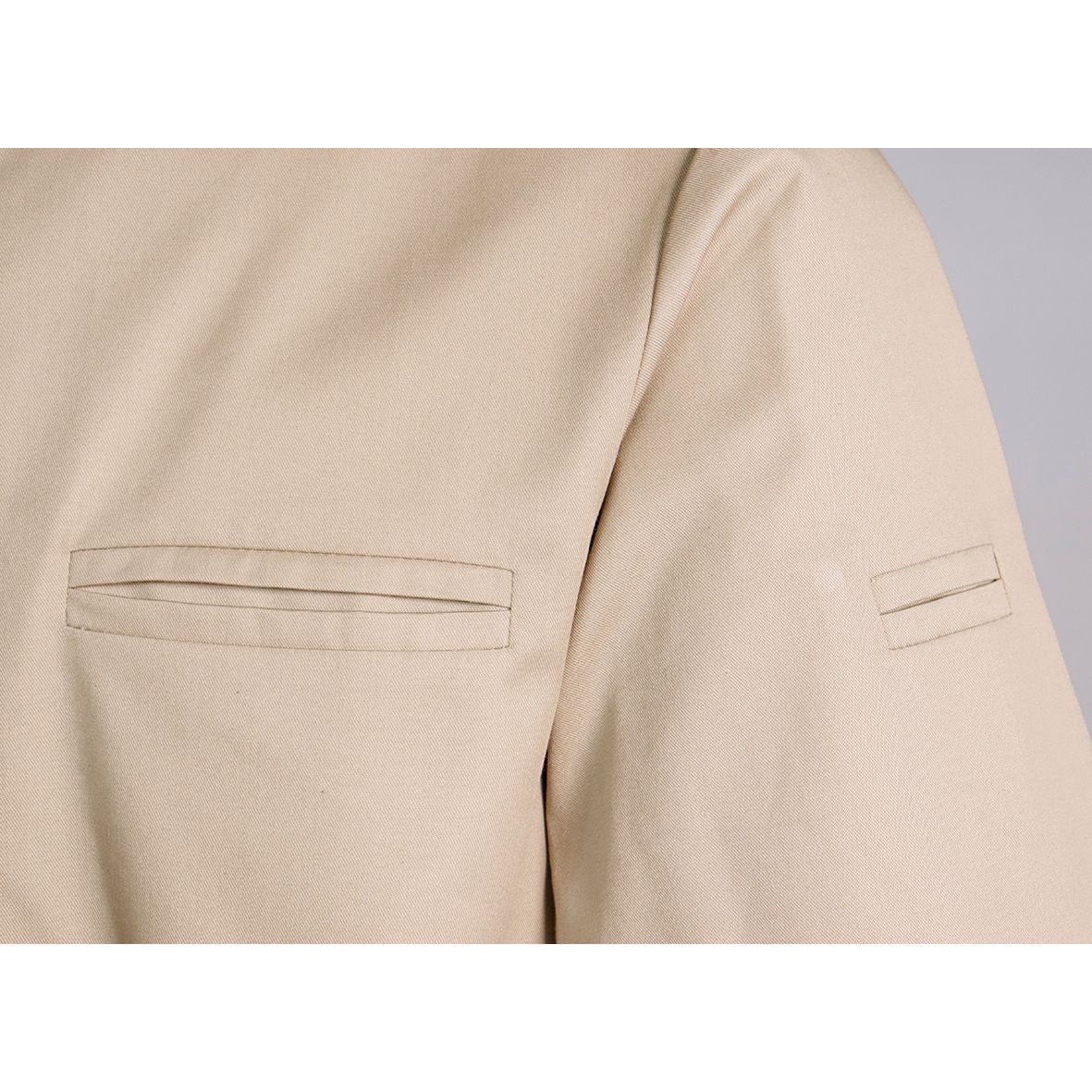 Nybo Khaki Unisex New Nordic Kokkejakke, långärmad, bekväm, elastisk