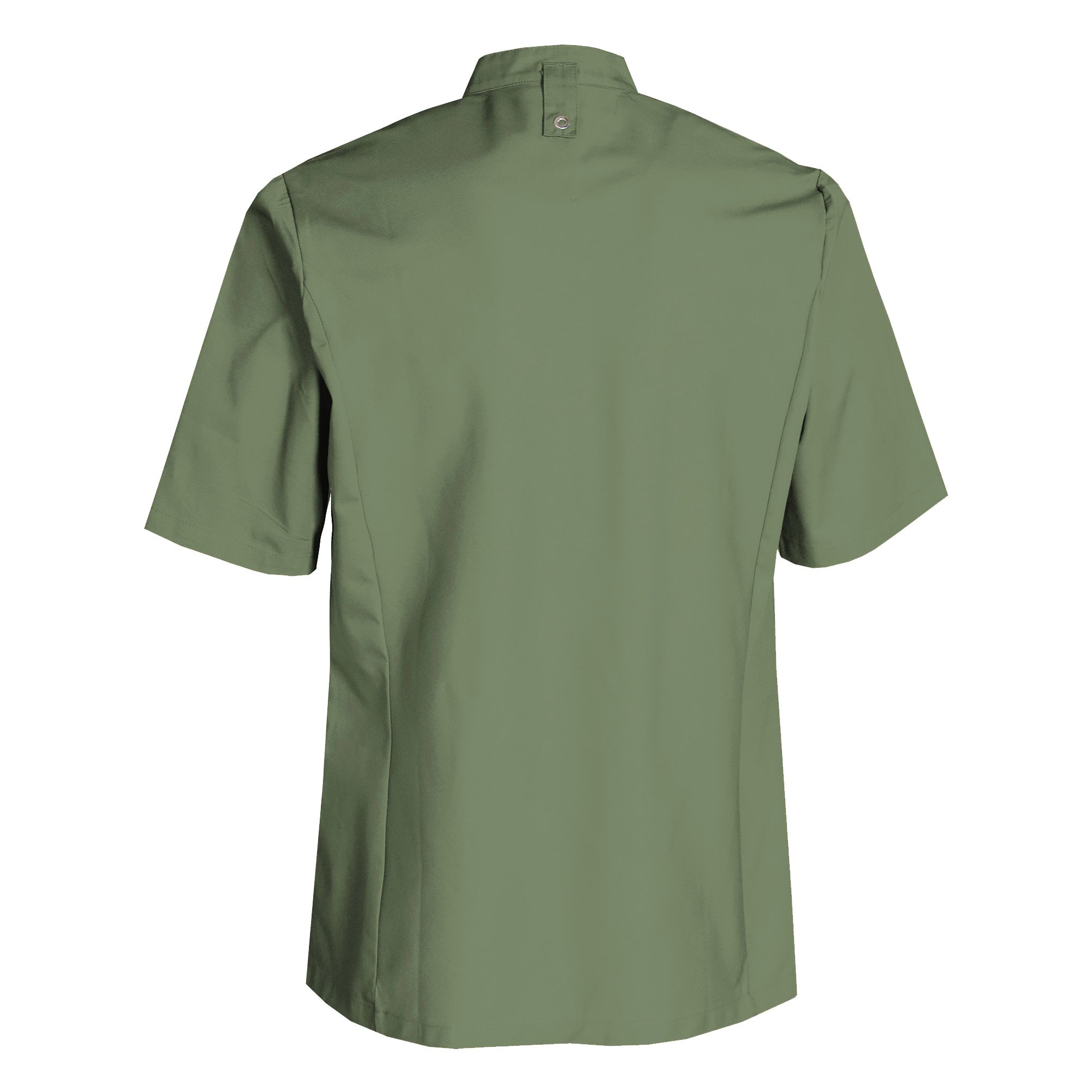 Nybo Grön Unisex New Nordic Kockjacka, Kortärmad, Stretch, Bekväm Passform