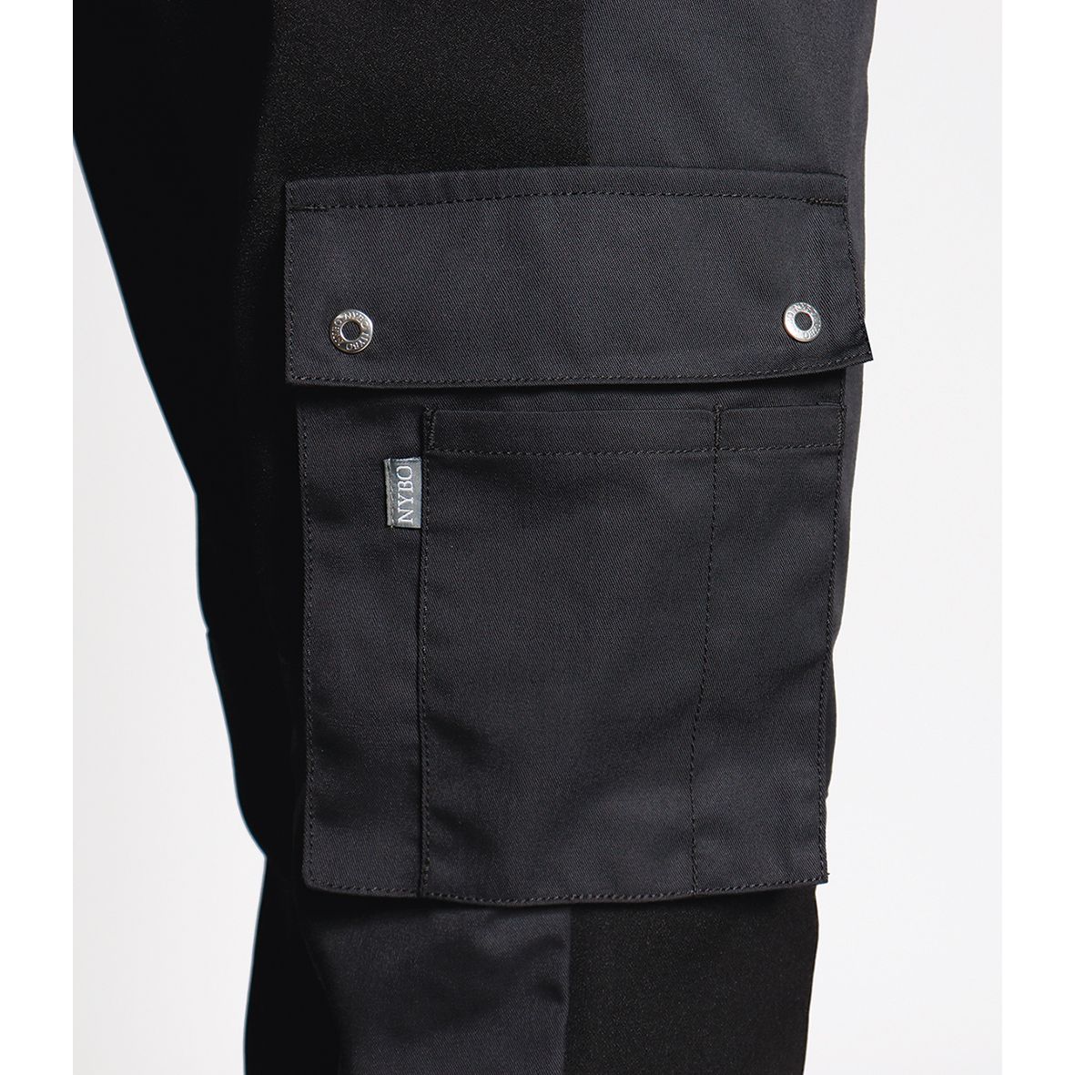 Nybo Sort Unisex New Gen Bukser, 4-vägs stretch, justerbar resår