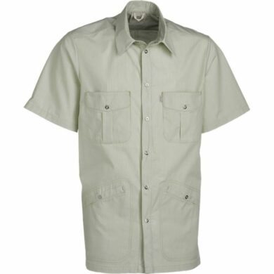 Nybo Lime Randig Unisex Fresh Skjorta, Justerbar Resår, Slitstark