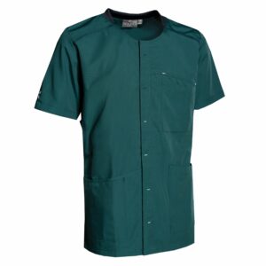 Nybo Mörkgrön unisex sporttunika, rymlig, slitsar