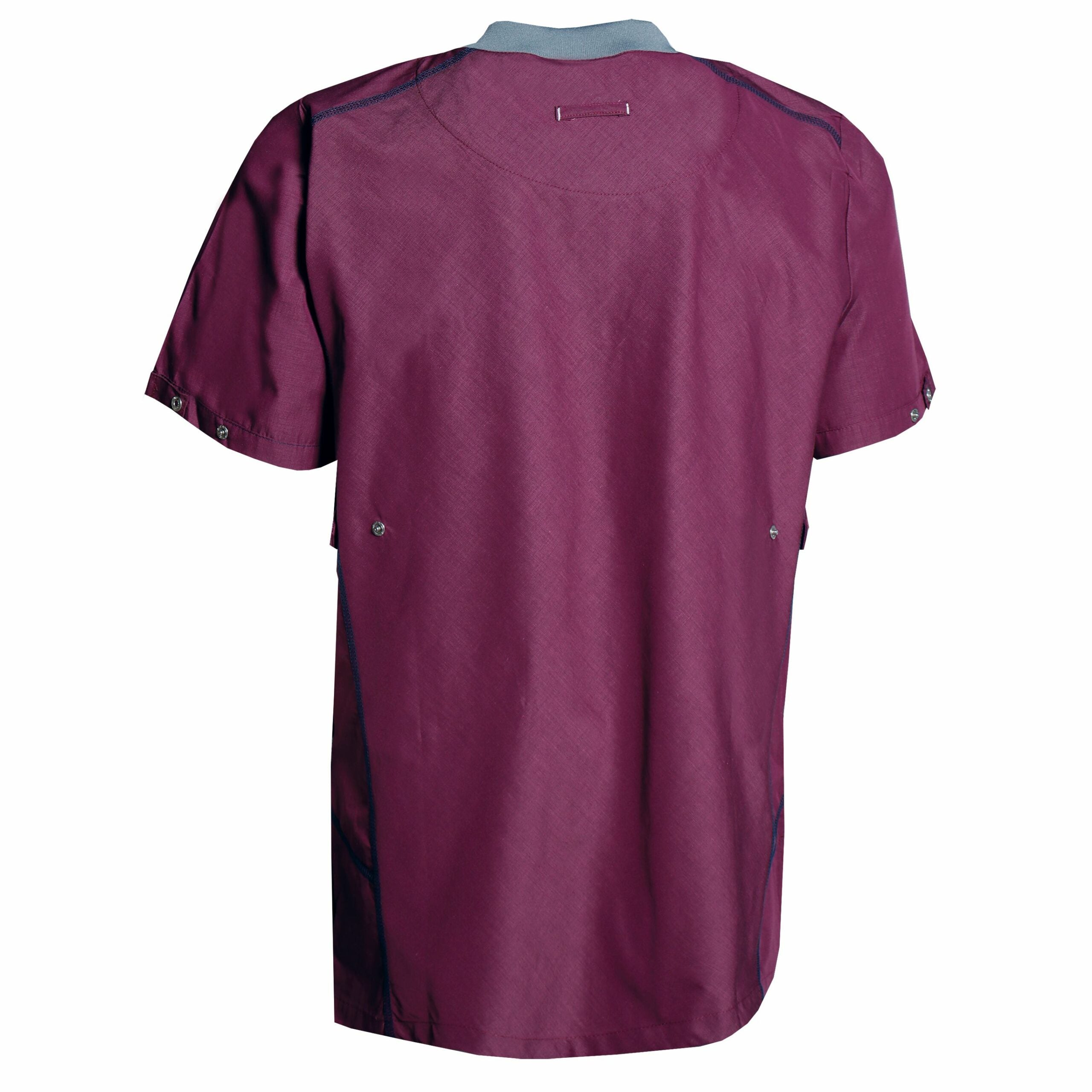 Nybo Bordeaux Unisex Sporty Tunika, rymliga fickor, justerbar