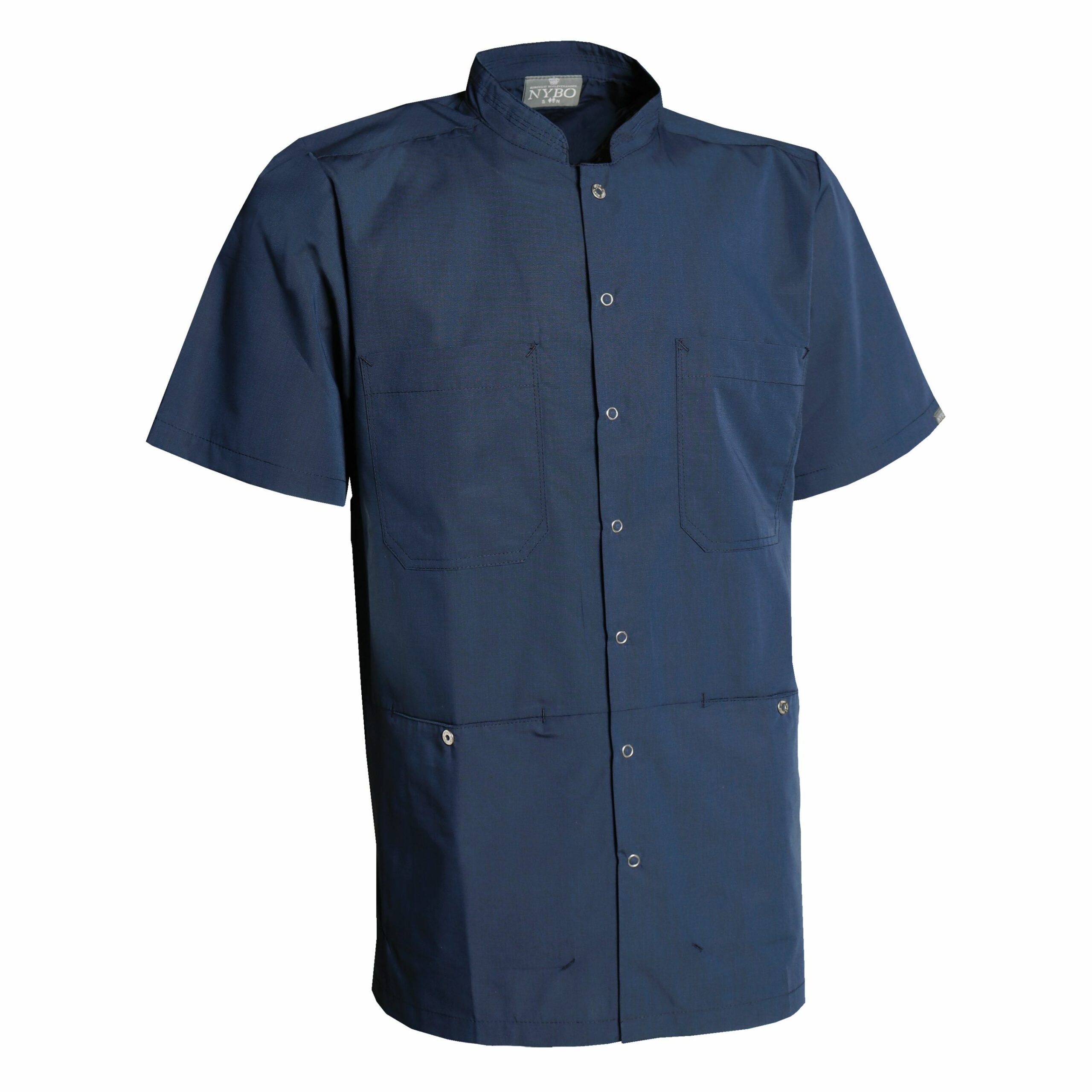 Nybo Navy Unisex Nature Skjorta, justerbar i ryggen, slitstark