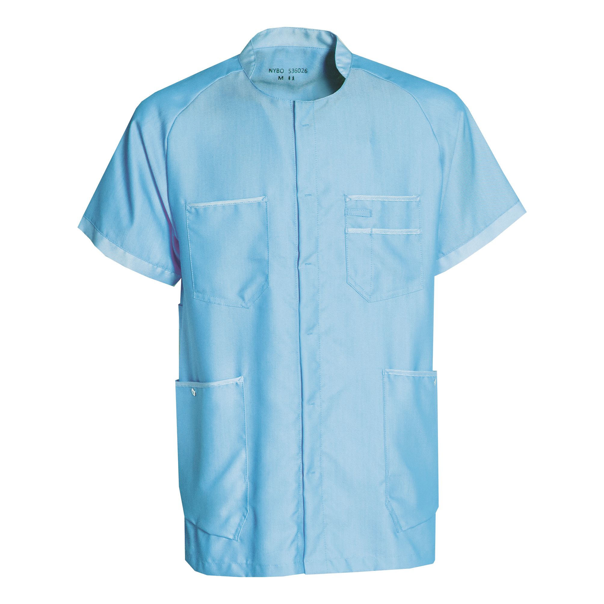 Nybo turkos unisex Comfort skjorta/tunika — elastisk, andningsbar, justerbar