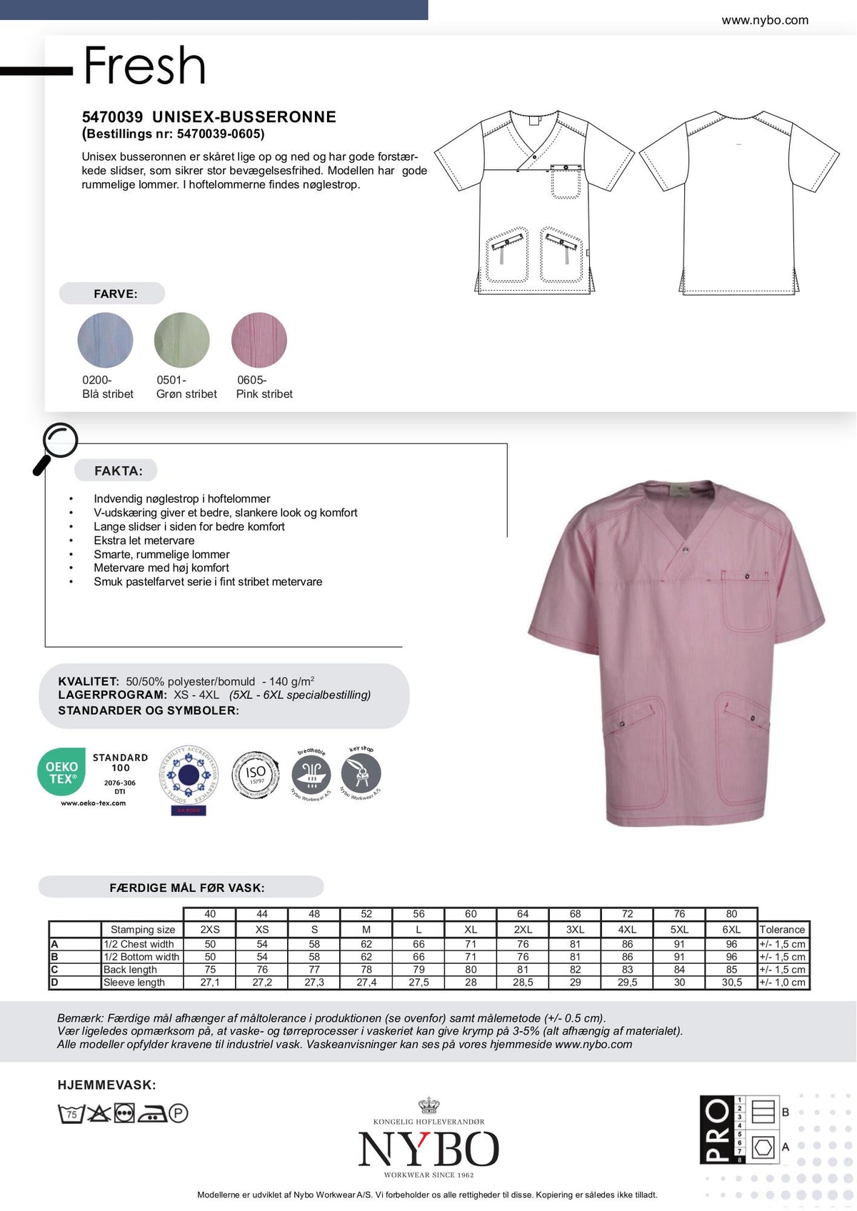 Nybo Lime Randig Unisex Fresh Busseron