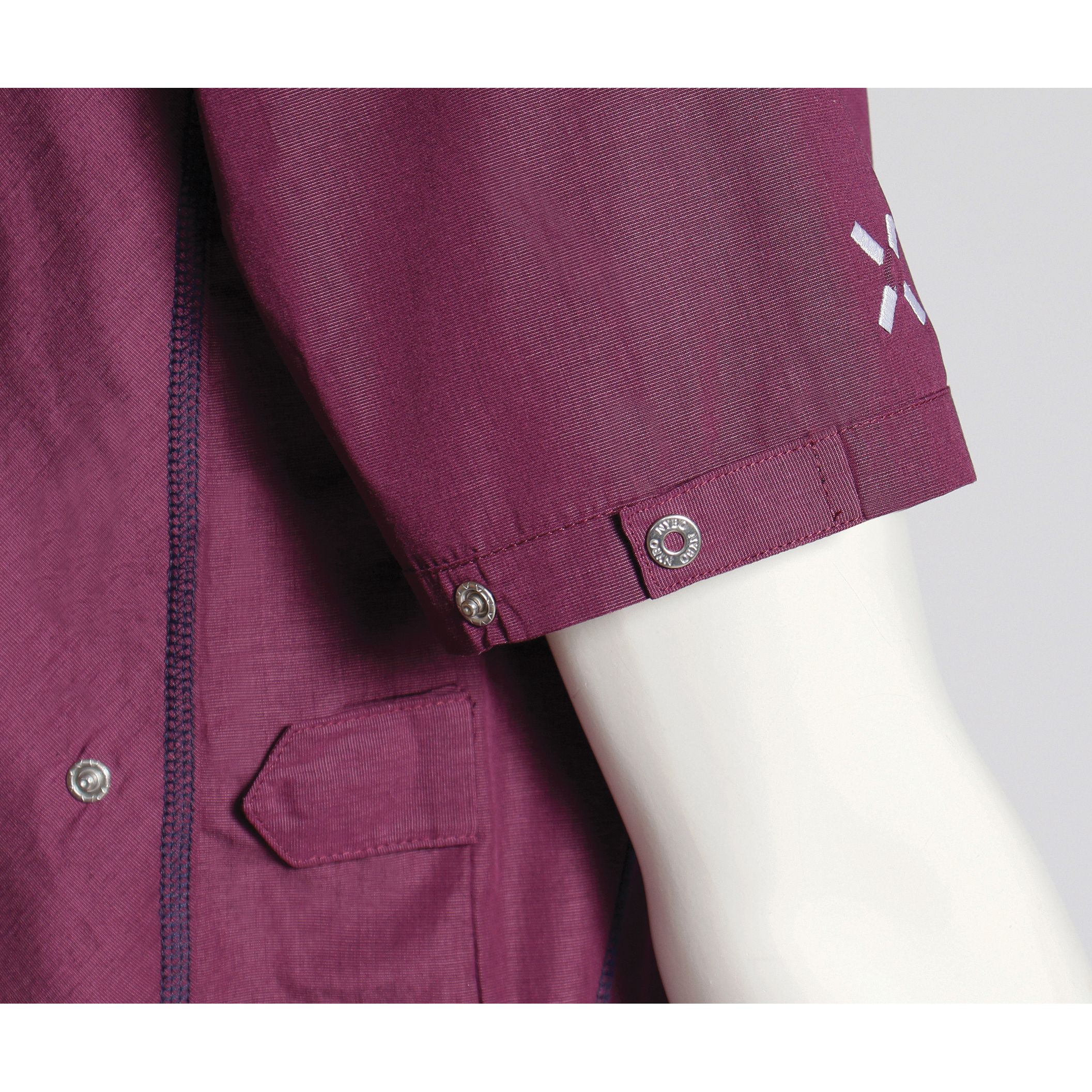 Nybo Bordeaux Unisex sportig tunika, justerbara ärmar, flexibel