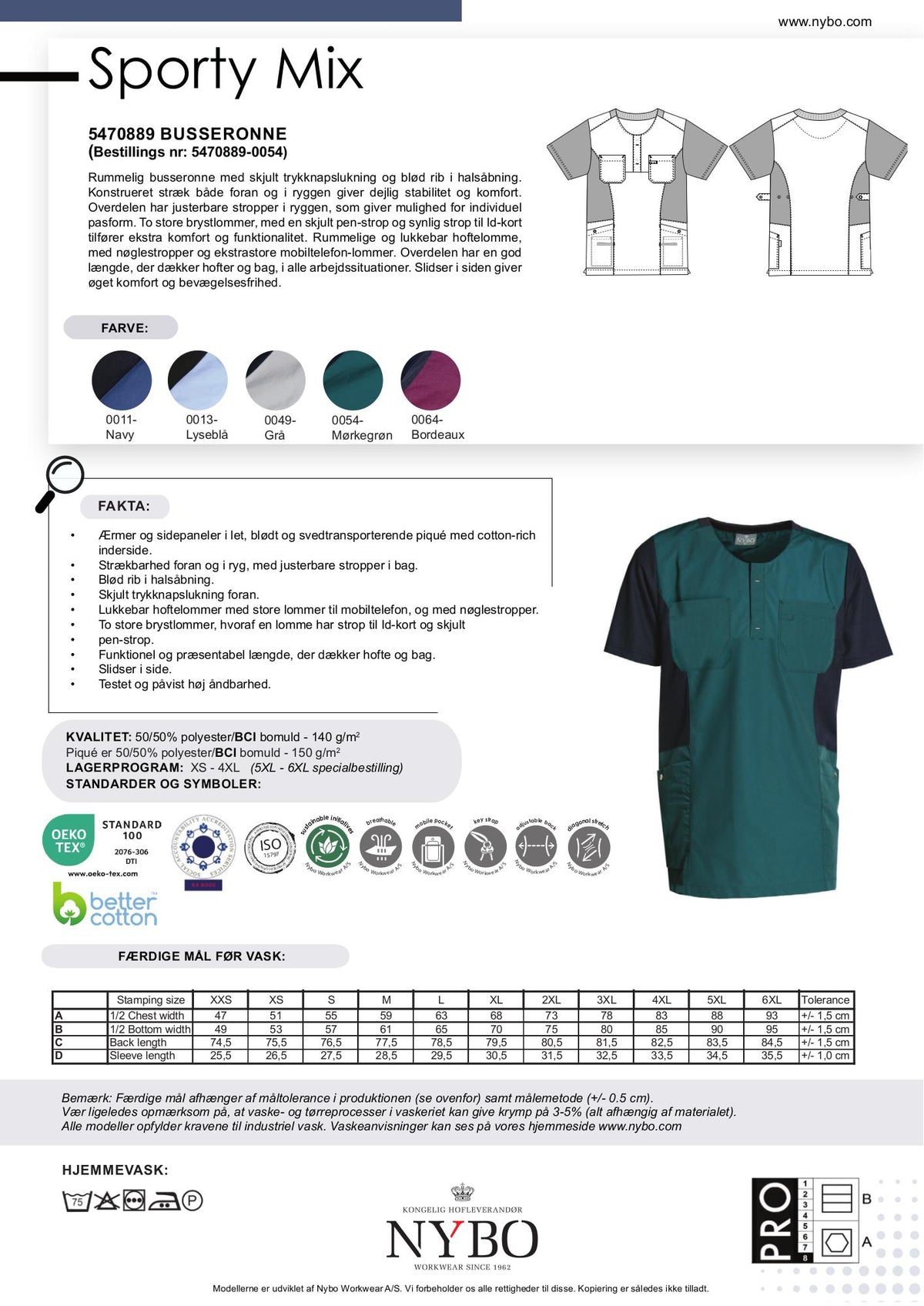 Nybo Mörkgrön Unisex Sporty Mix Bussarong