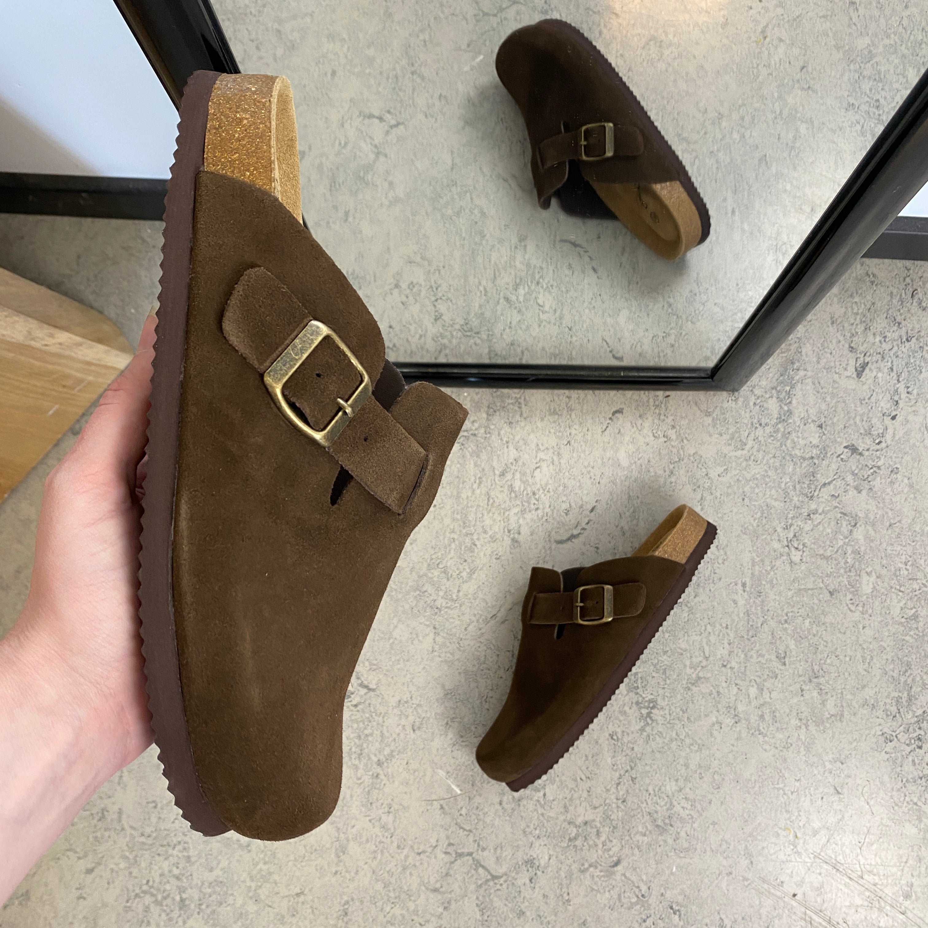 Mörkbruna clog-sandaler från Cph-Copenhagen