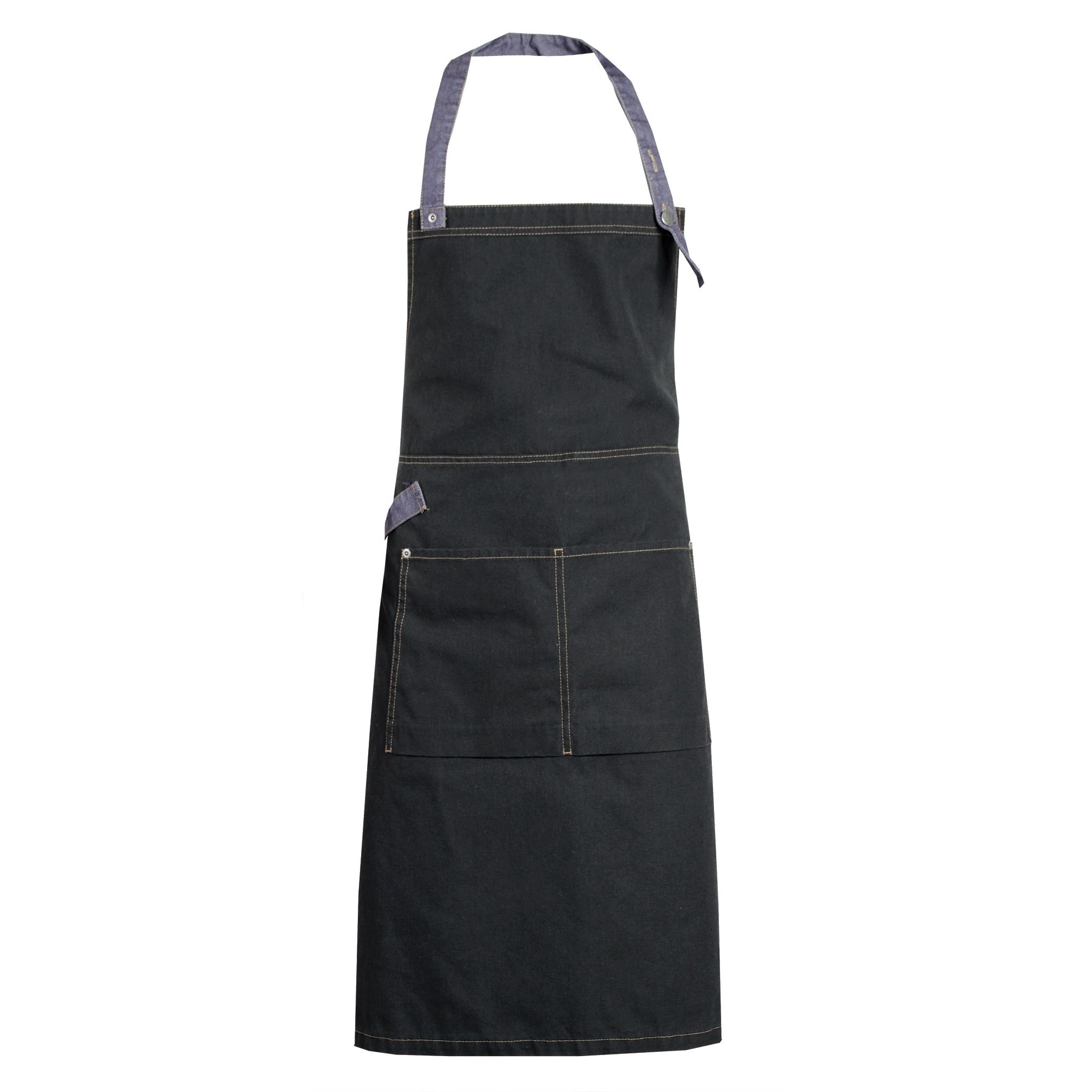 Nybo Sort/Denimblå Unisex New Nordic Kuskeforklæde, Justerbar, Rymliga fickor