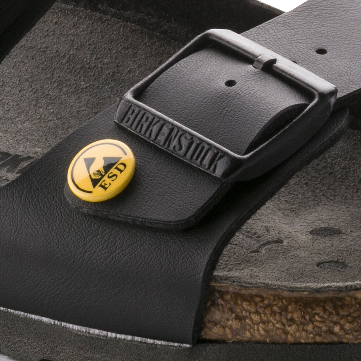 Svart Milano från Birkenstock, ESD-godkända sulor