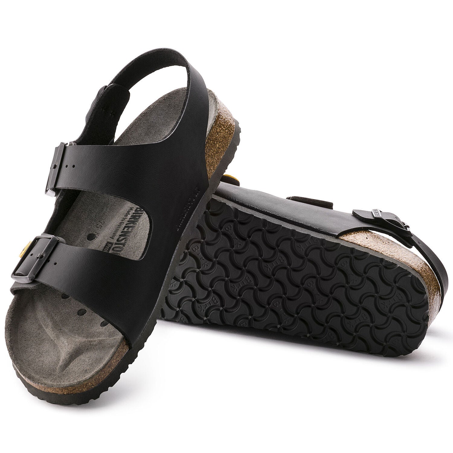 Svart Milano från Birkenstock, ESD-godkända sulor