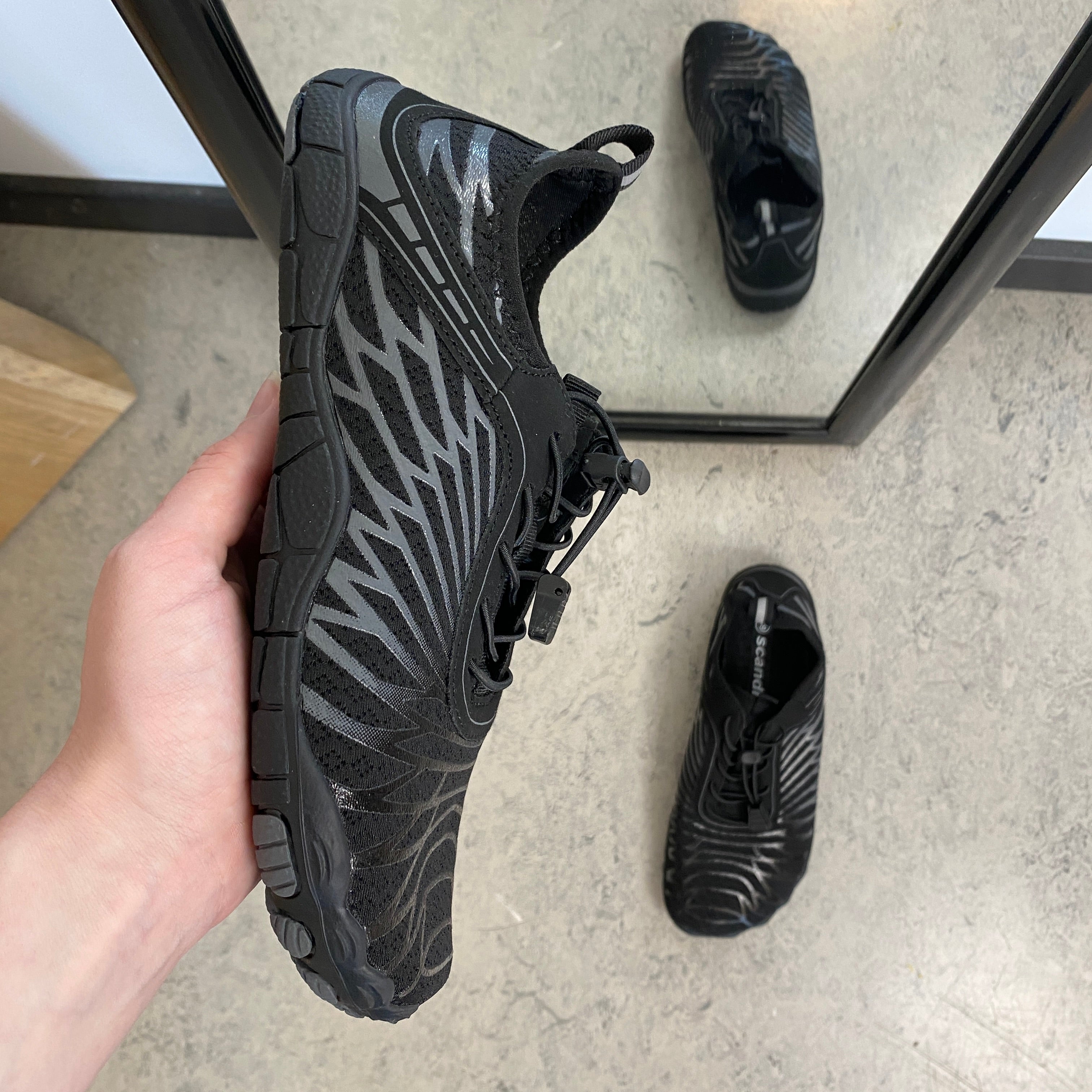 Barefoot-skor i svart