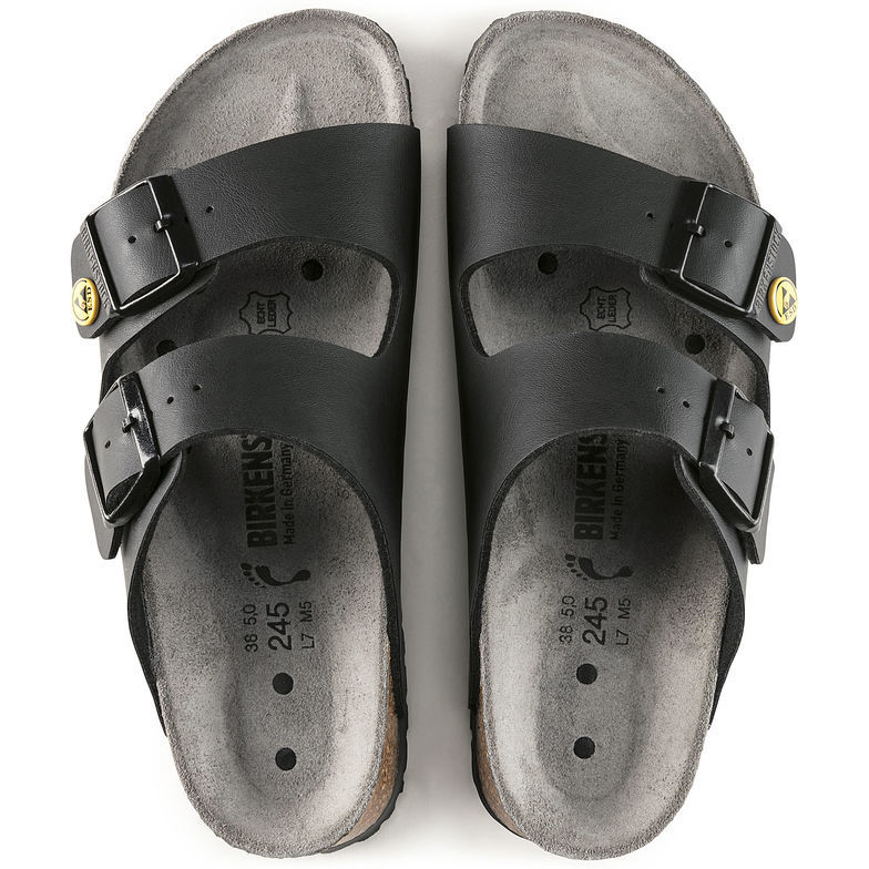 Svart Arizona ESD-sandal från Birkenstock