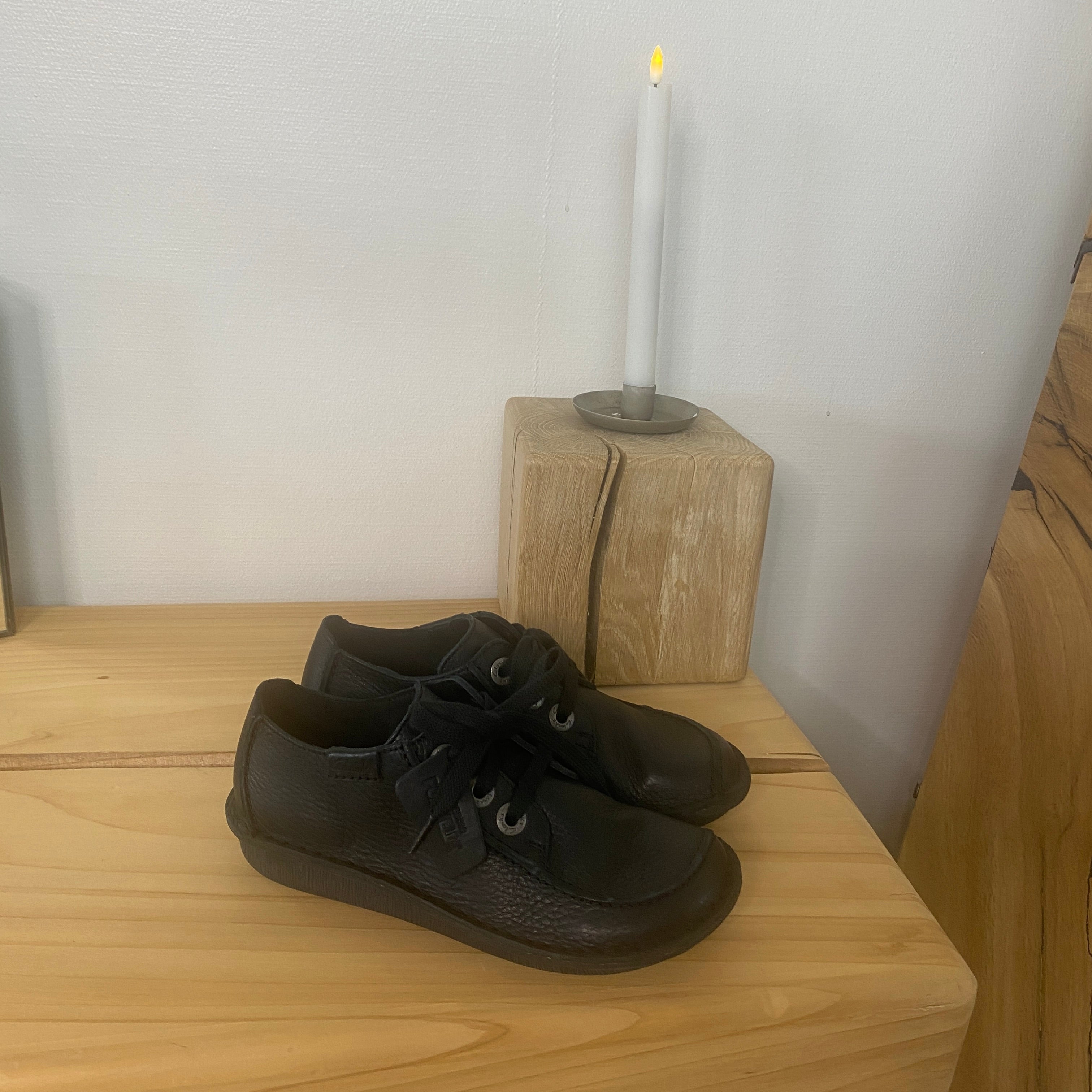 Clarks Funny Dream – svart lädersko med klassisk komfort