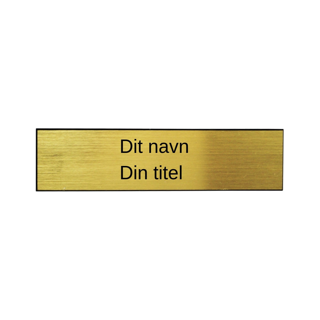 Namnskylt med militärklämma