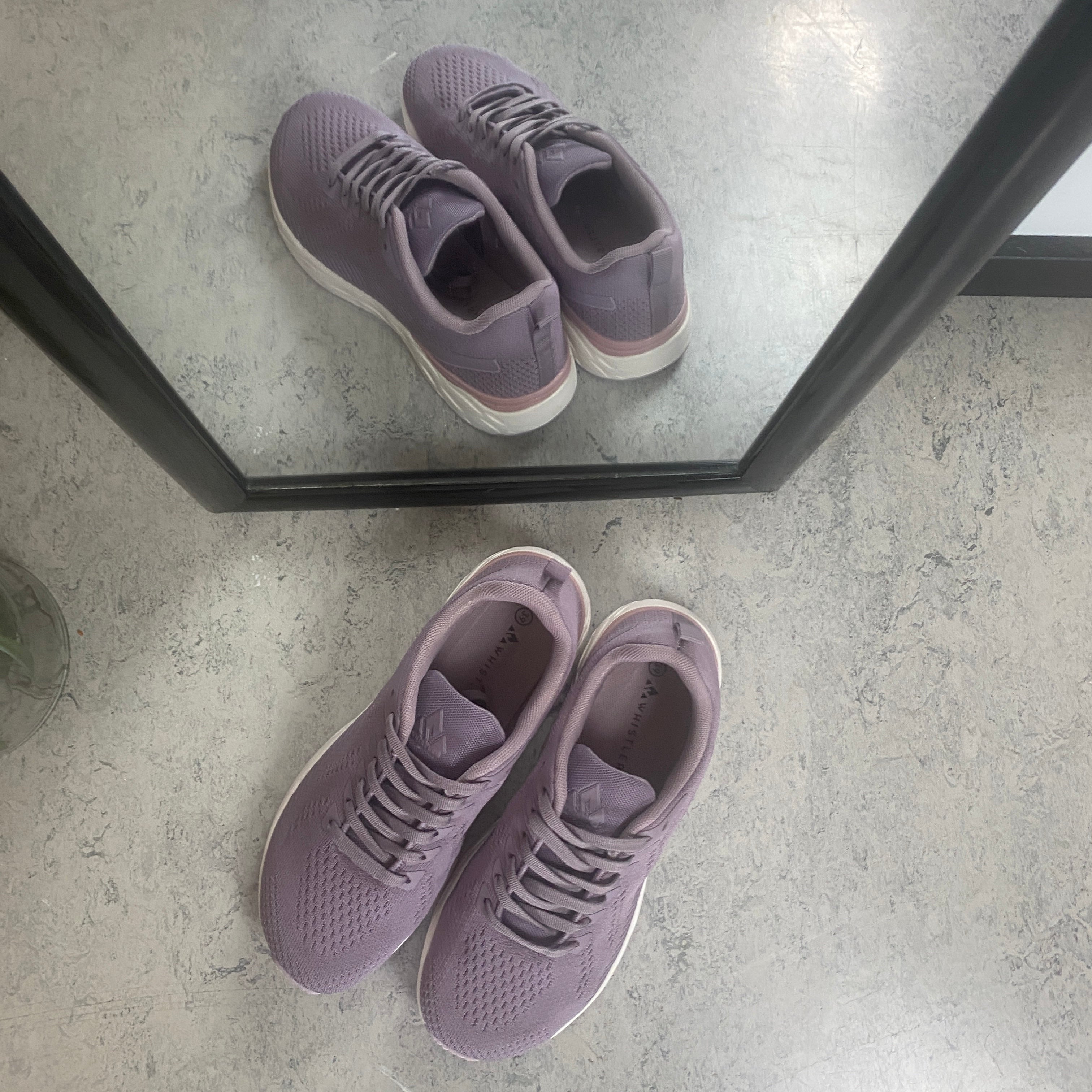 Linares W Wide Fit Shoe – mörkrosa lättviktsko med extra bredd