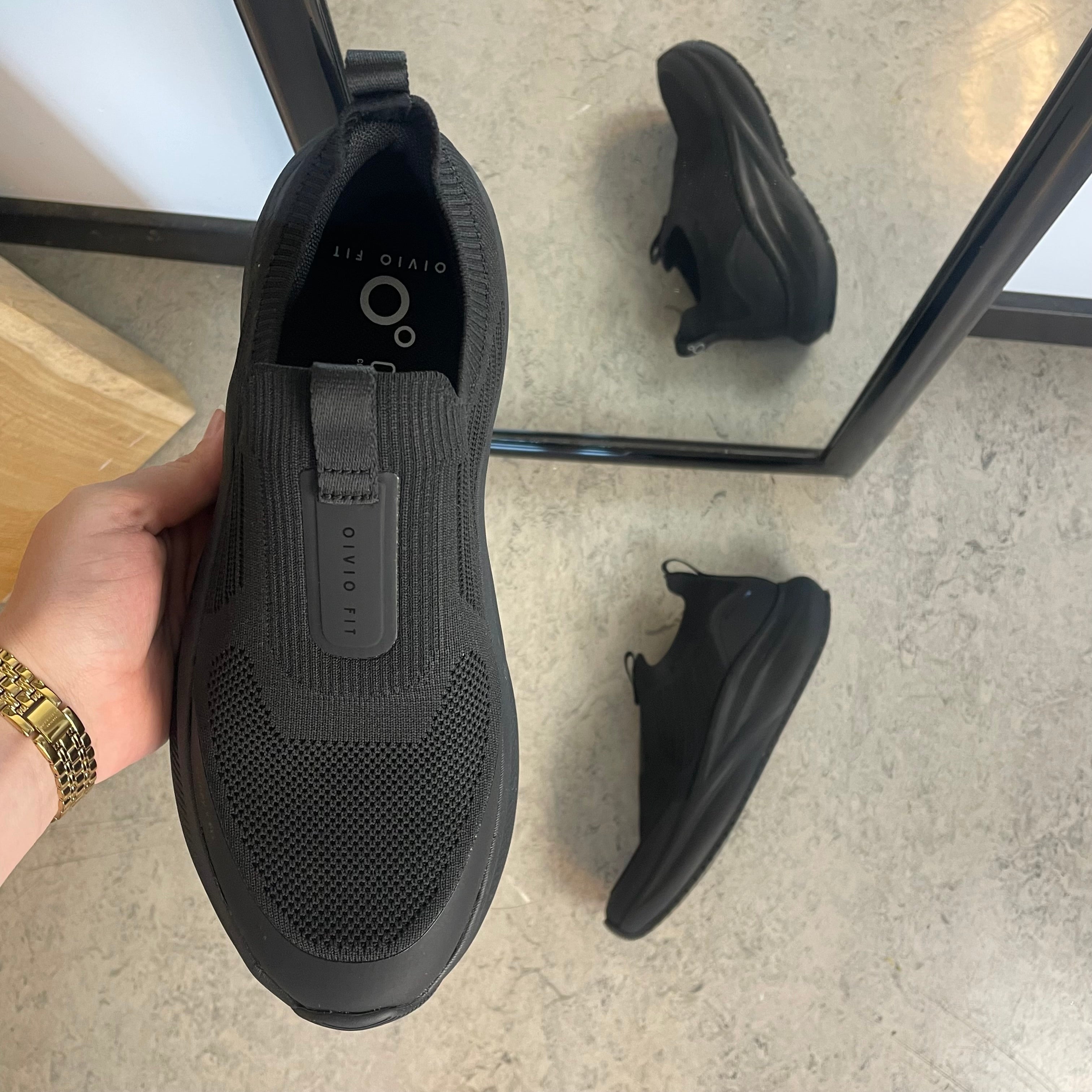 Slip-on arbetsskor med maximal komfort & halkfri sula