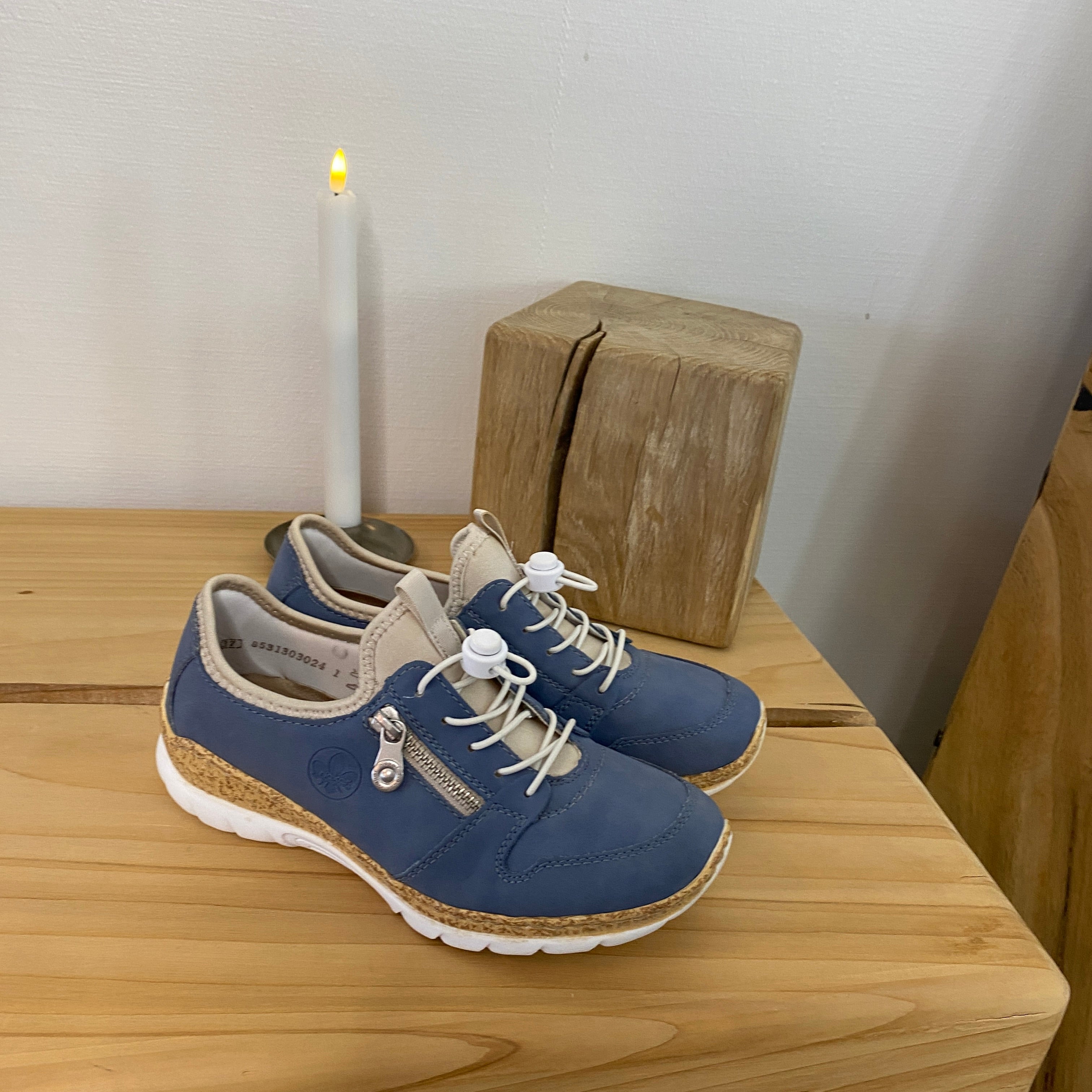 Rieker sneakers för dam – blå
