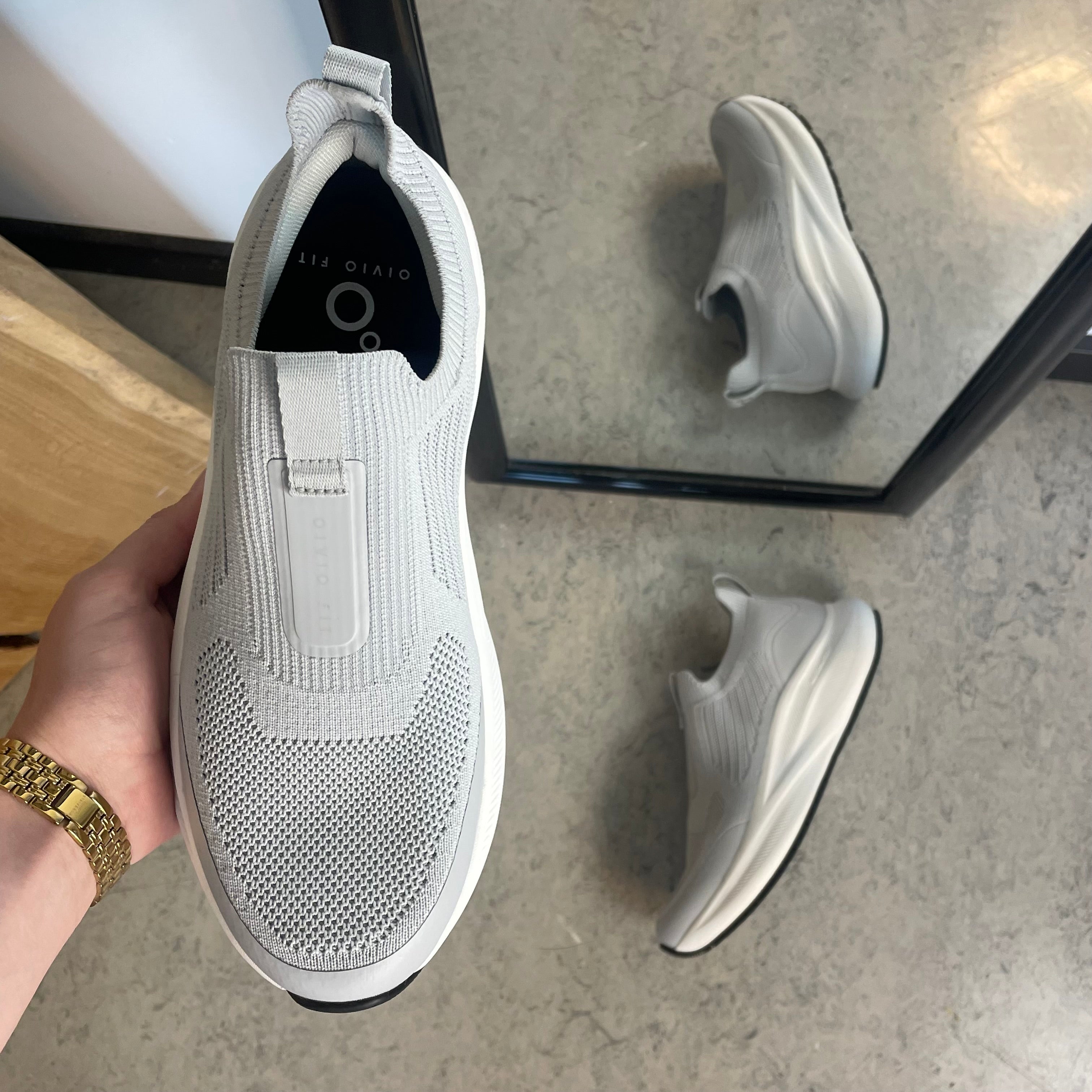 Slip-on arbetssko med maximal komfort & halksäker sula