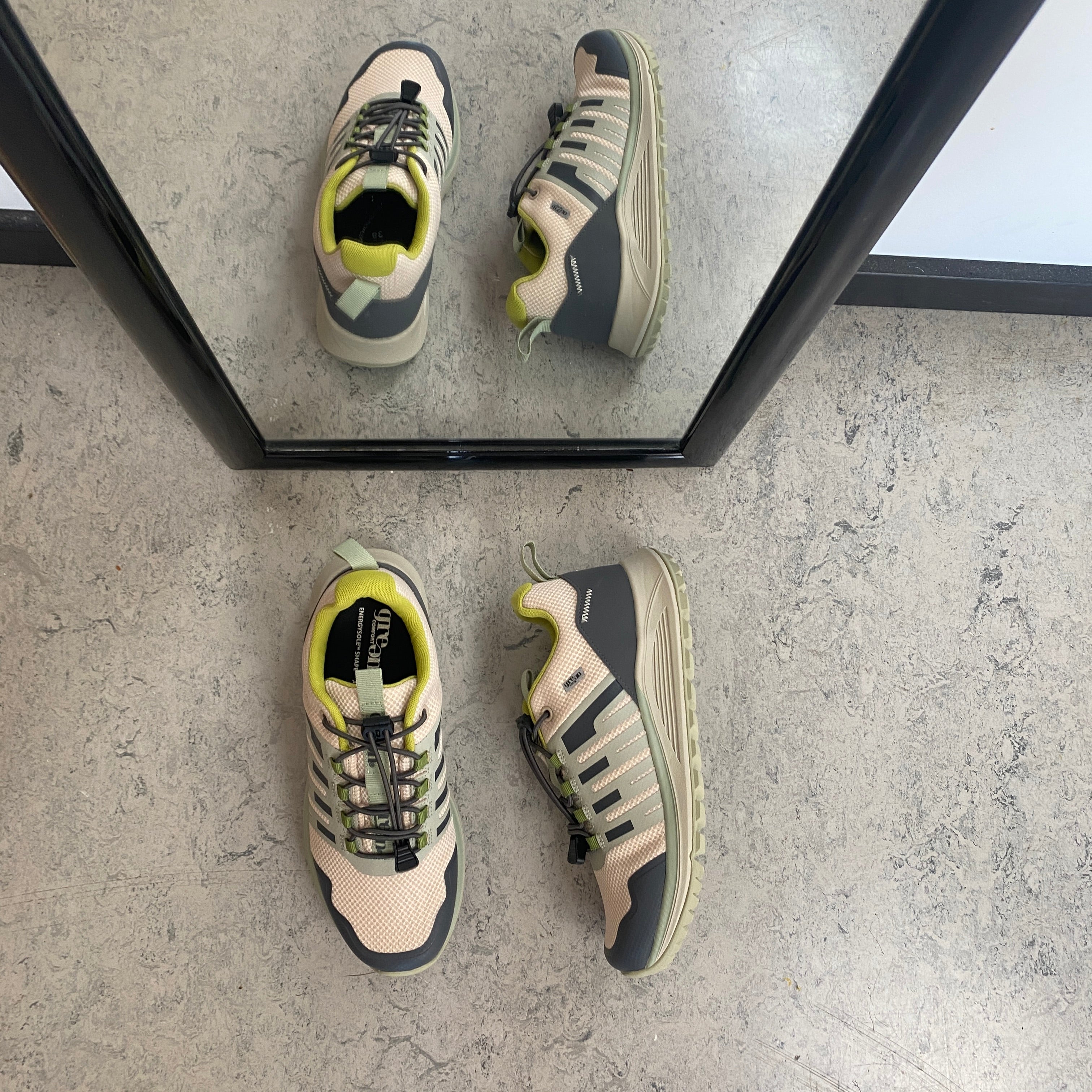 Vattentät vandringssko för dam i grön från Green Comfort