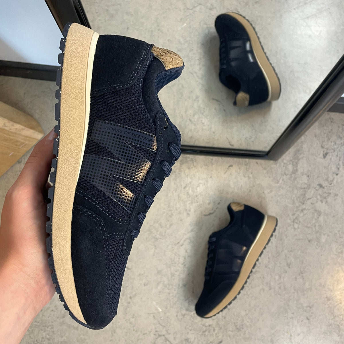 Woden Ydun Icon II – navy-sneaker med sportig komfort