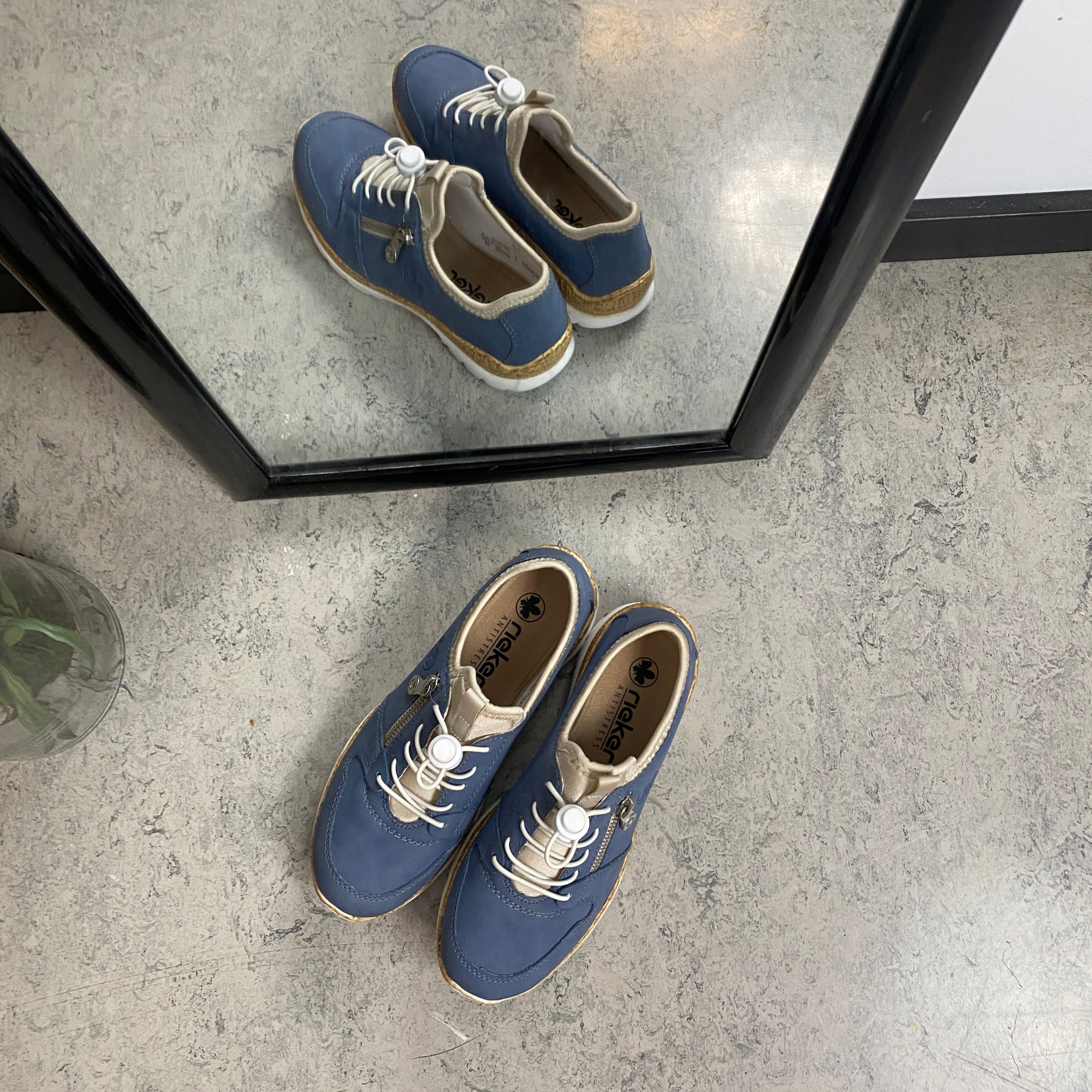 Rieker sneakers för dam – blå