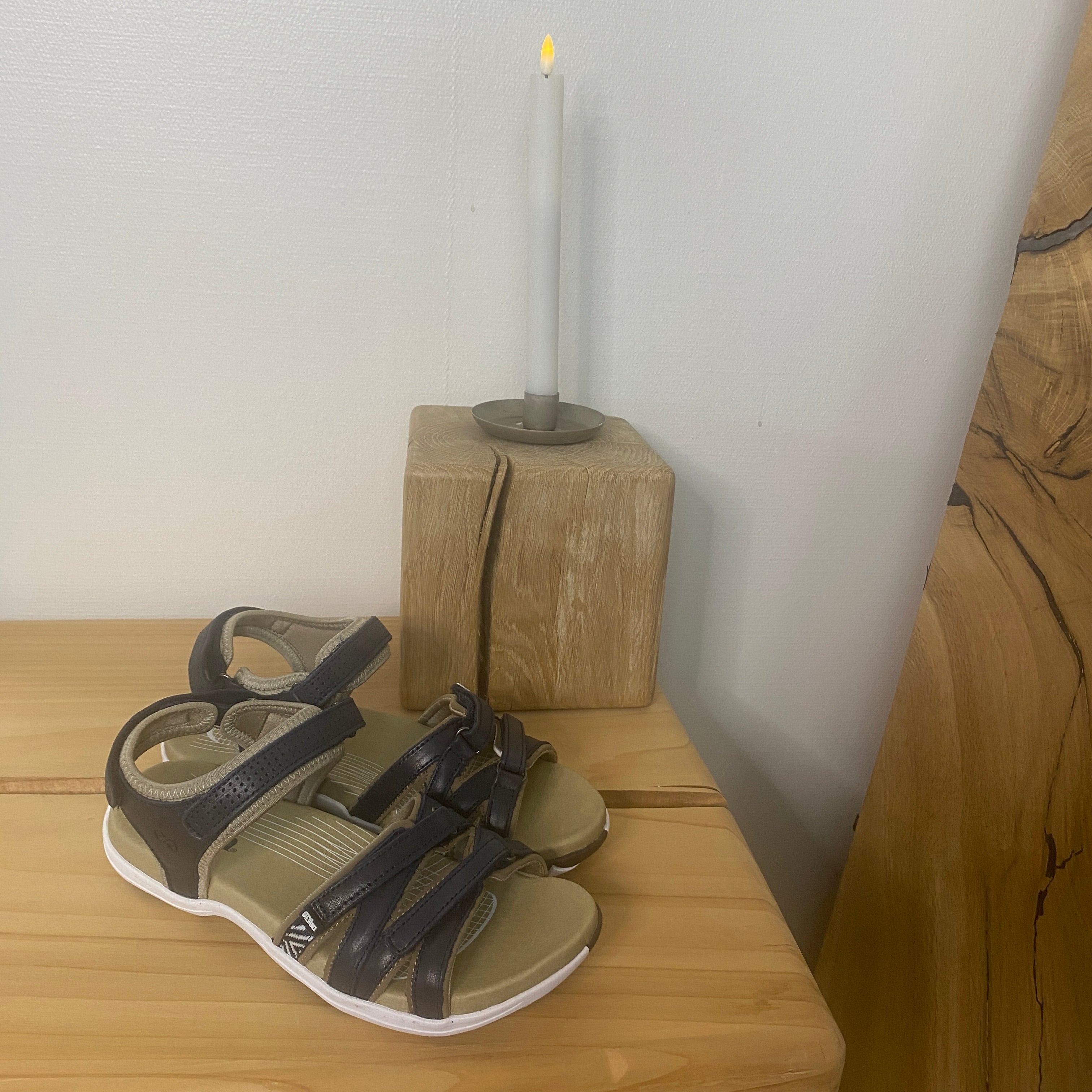 Green Comfort Corsica sandal – Marinblå