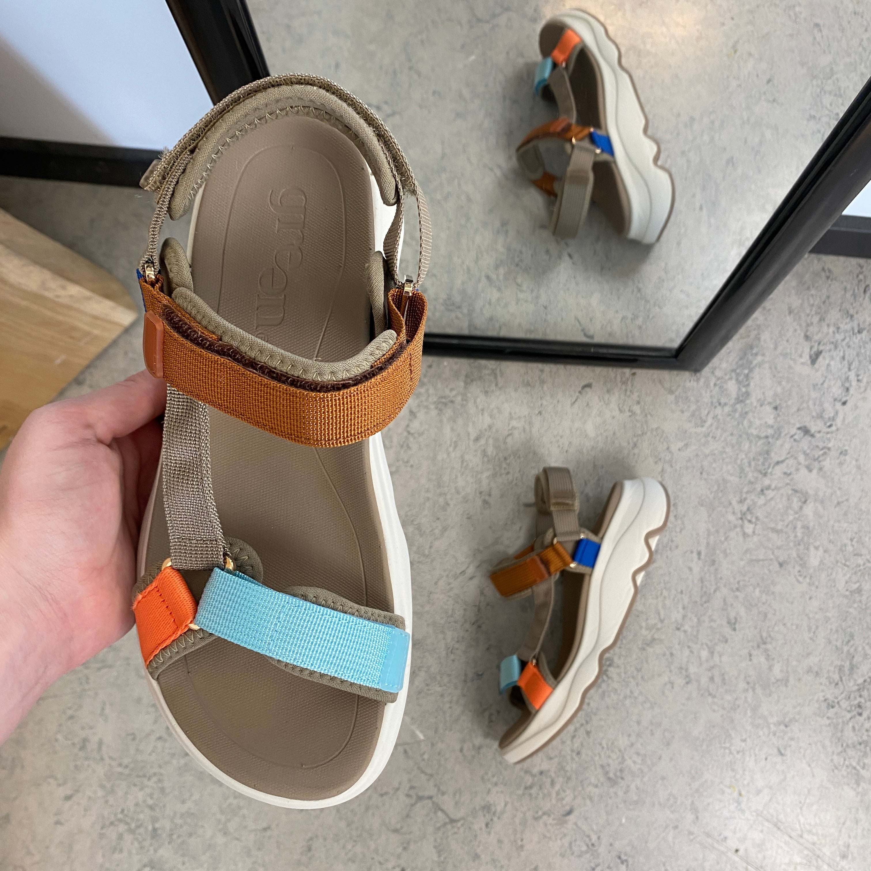 Green Comfort sandal - lätt, stötdämpande sandal med optimalt stöd hela dagen