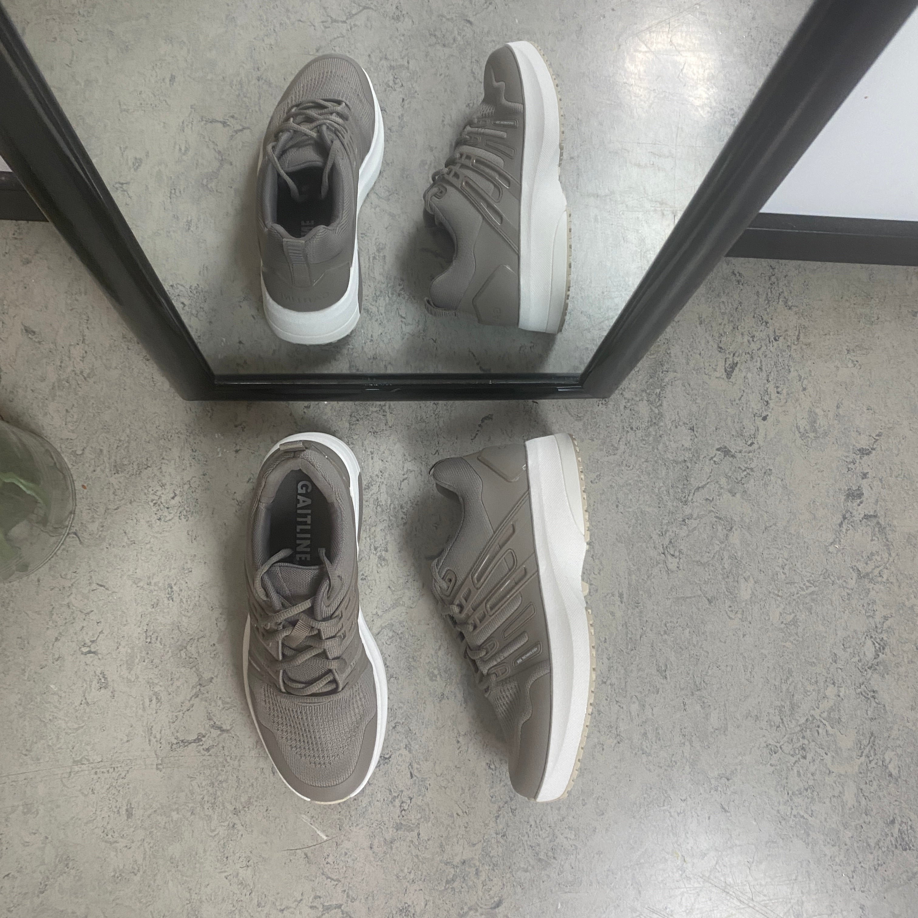 Gaitline Advance Lite – Stötdämpande komfort i beige med vit sula