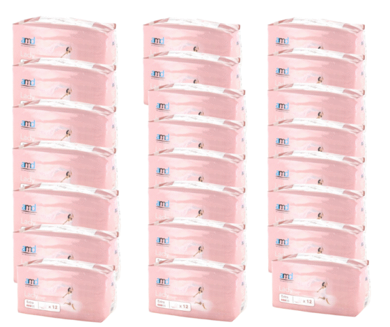 Inkontinensblöja för kvinnor – Storpack 30 Paket (300 st.)