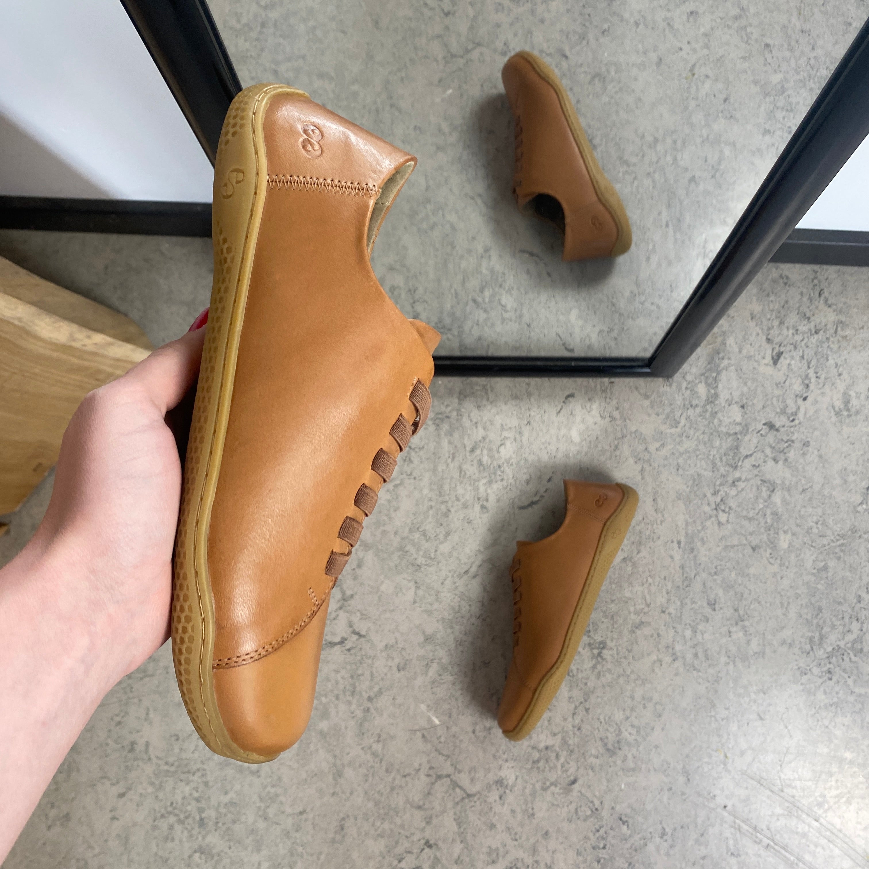 Green Comfort Leeds Lisa barfotssko i brunt – lugn komfort & naturlig gång