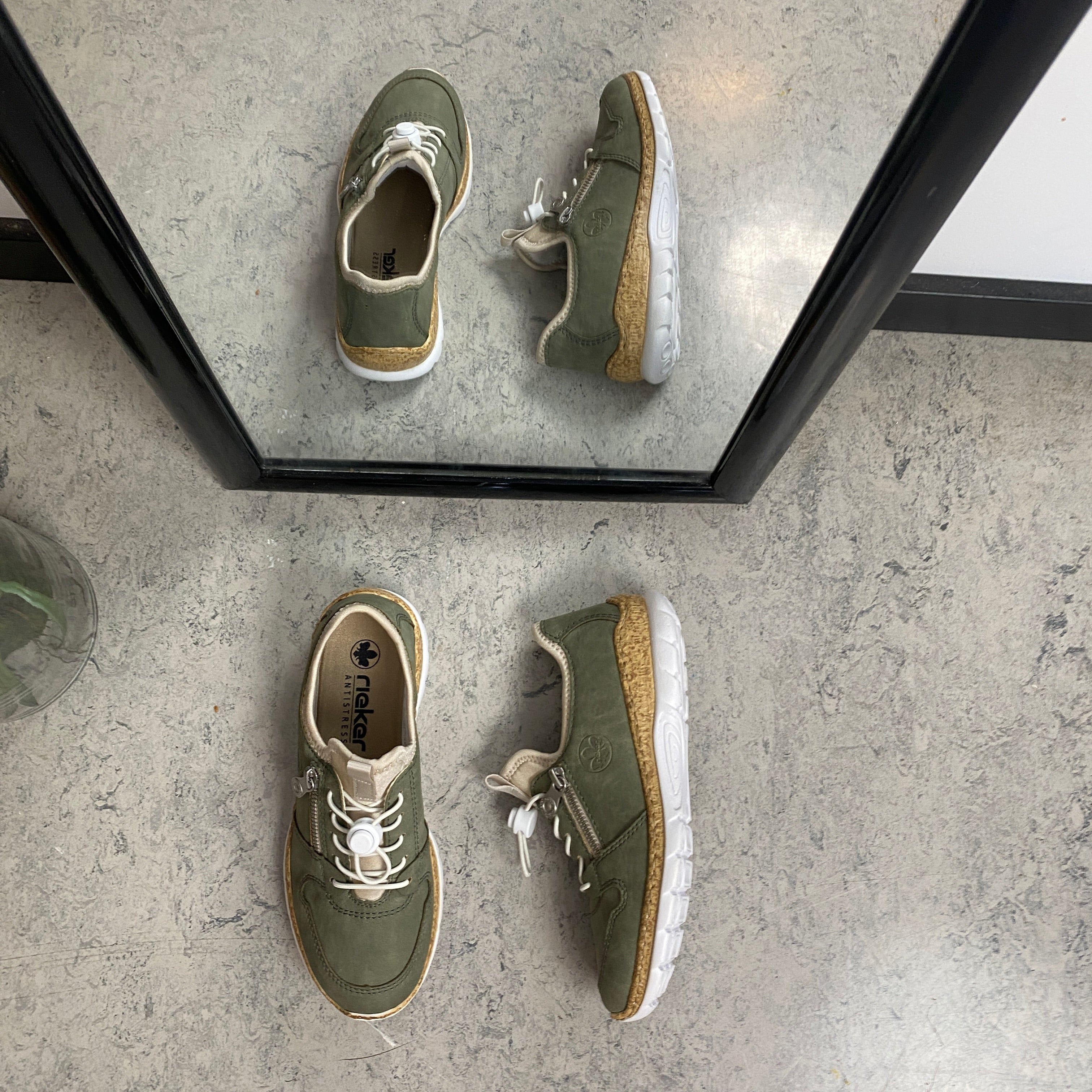 Rieker sneakers dam – grön