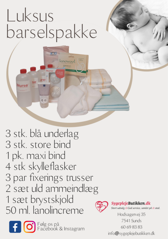 Lyxigt efterförlossningspaket