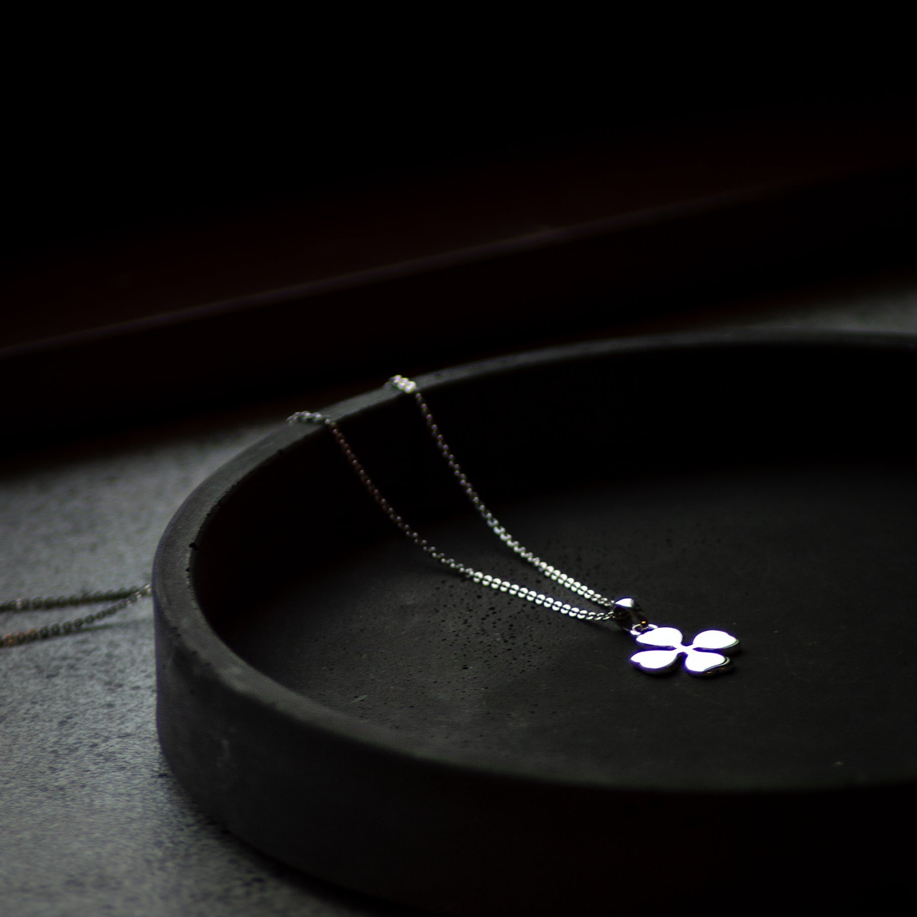 Aagaard halsband med silver fyrklöver