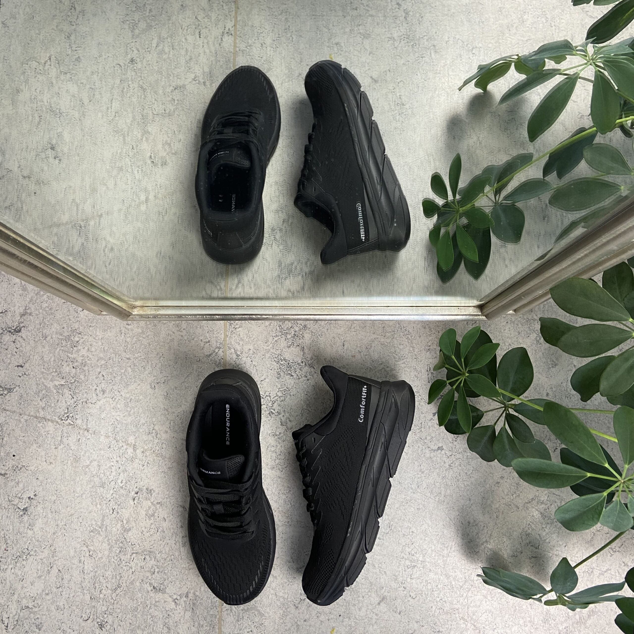Svarta ComfortFIT-sneakers från Endurance