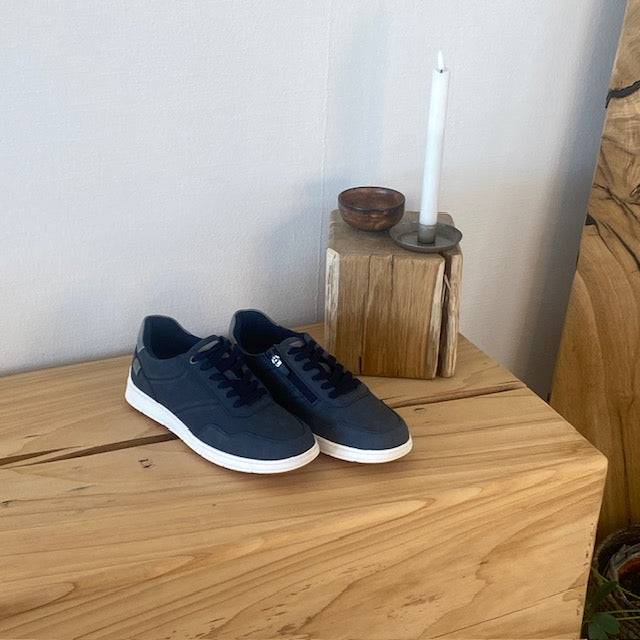 Relife sportig arbetssko i navy med Soft Reflex-system – lätt komfort för långa dagar på fötterna