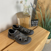Outdoor-sandal för herr i svart/khaki