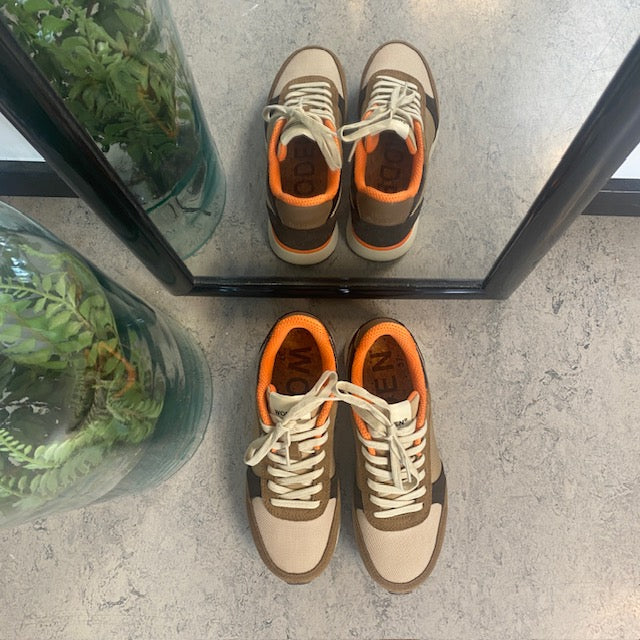 Snygga Woden-sneakers med svankstöd och komfort