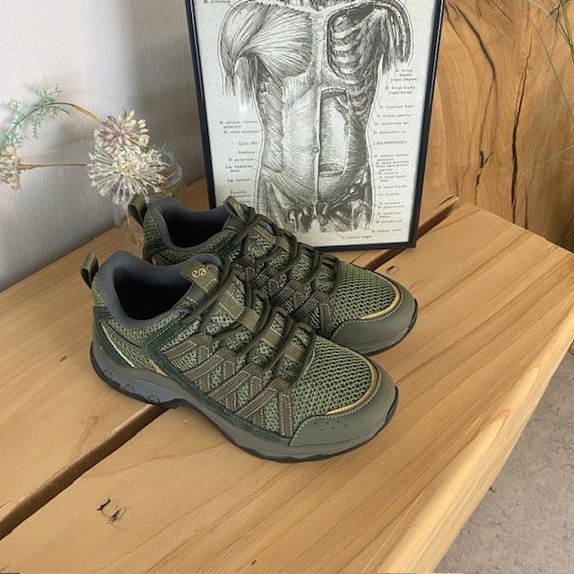 Grön Green Comfort-sko med utmärkt stötdämpning