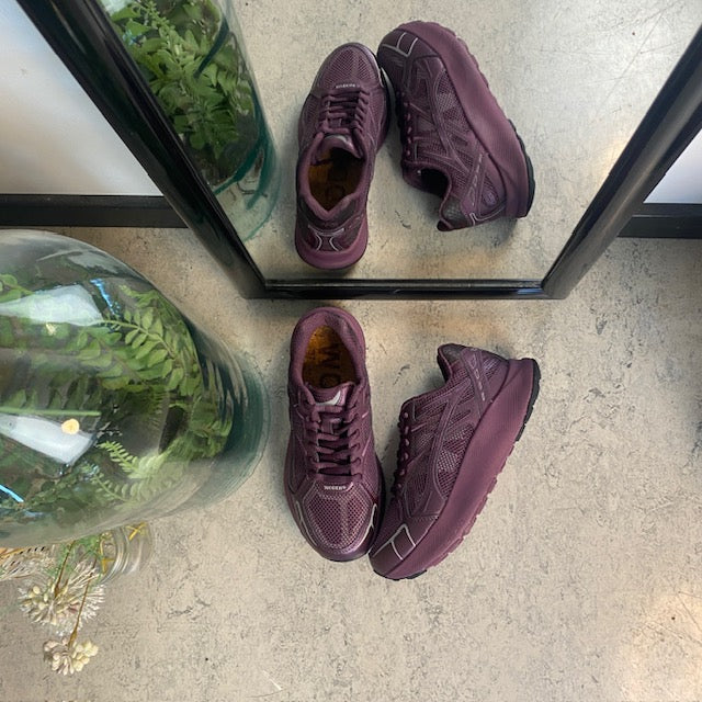 Bordeaux Woden-sneaker med bra passform