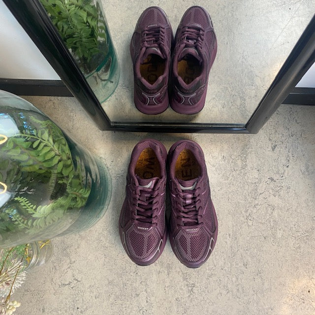 Bordeaux Woden-sneaker med bra passform