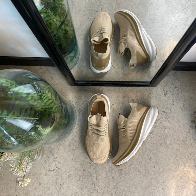 Beige Step-on-skor från Rugged Gear