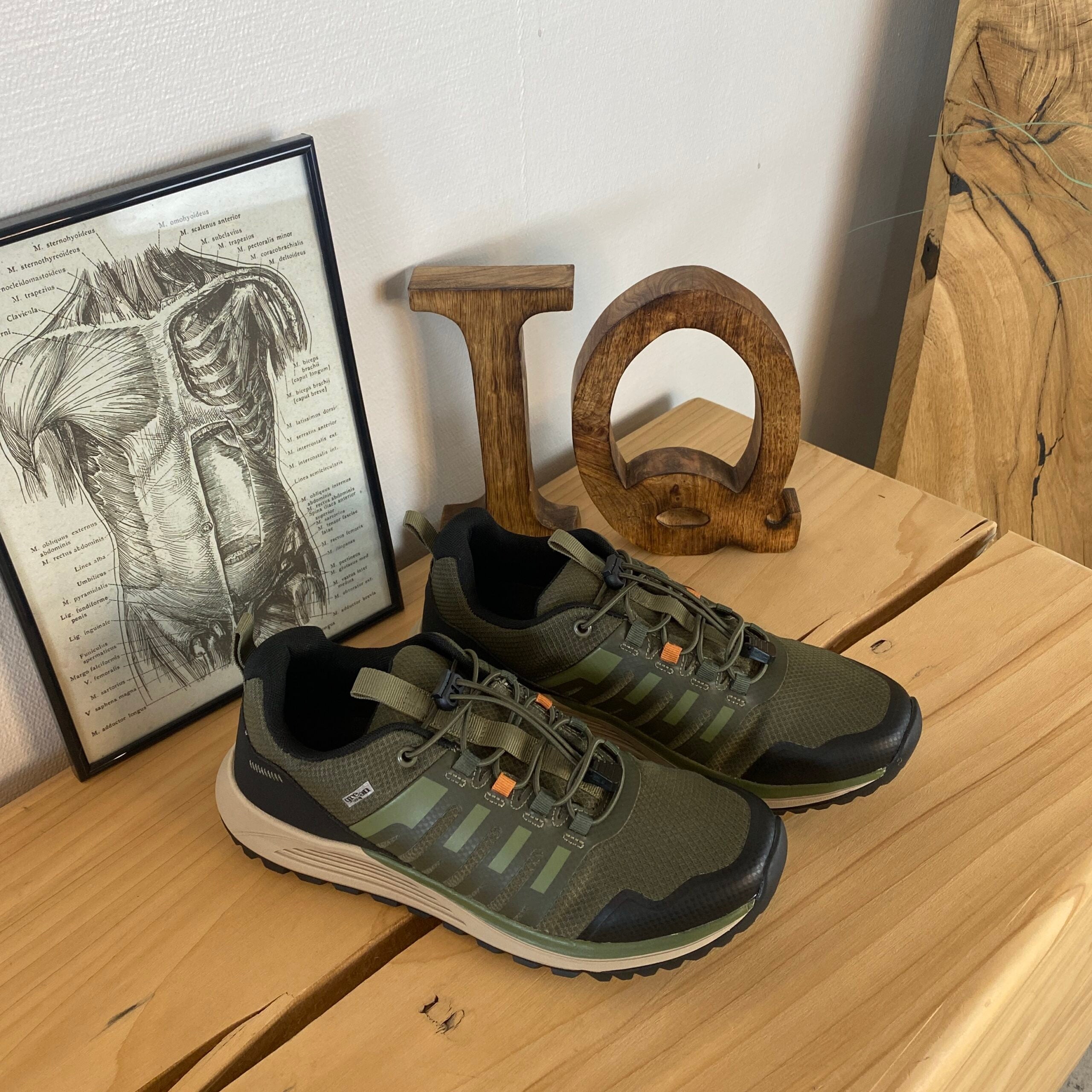 Vattentät herrvandringsko i grön färg från Green Comfort