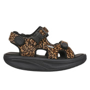 MBT Kisumu Classic Leopard – Bekväma sandaler med stöd & justerbar passform