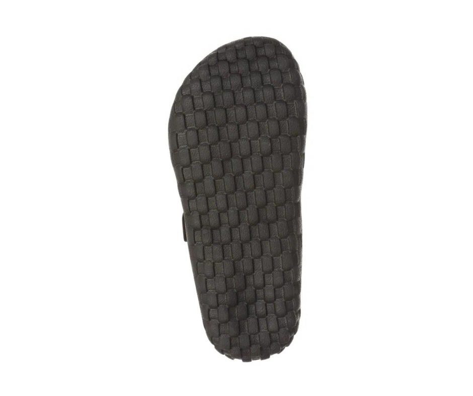 Brun slip-on sandal för dam från MBT med ergonomisk innersula
