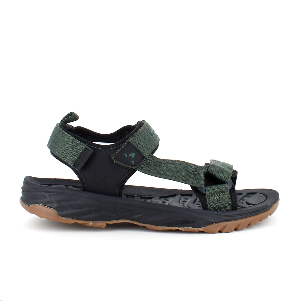 Grön sportig sandal från Whistler med tre justerbara remmar
