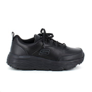 Skechers Work i svart läder med Max Cushioning-sulor