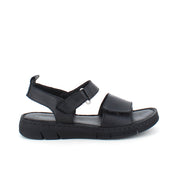 Läcker mjuk och flexibel skinnsandal i svart från Relaxshoe