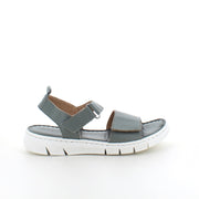 Mjuk och flexibel lädersandal i grön från Relaxshoe
