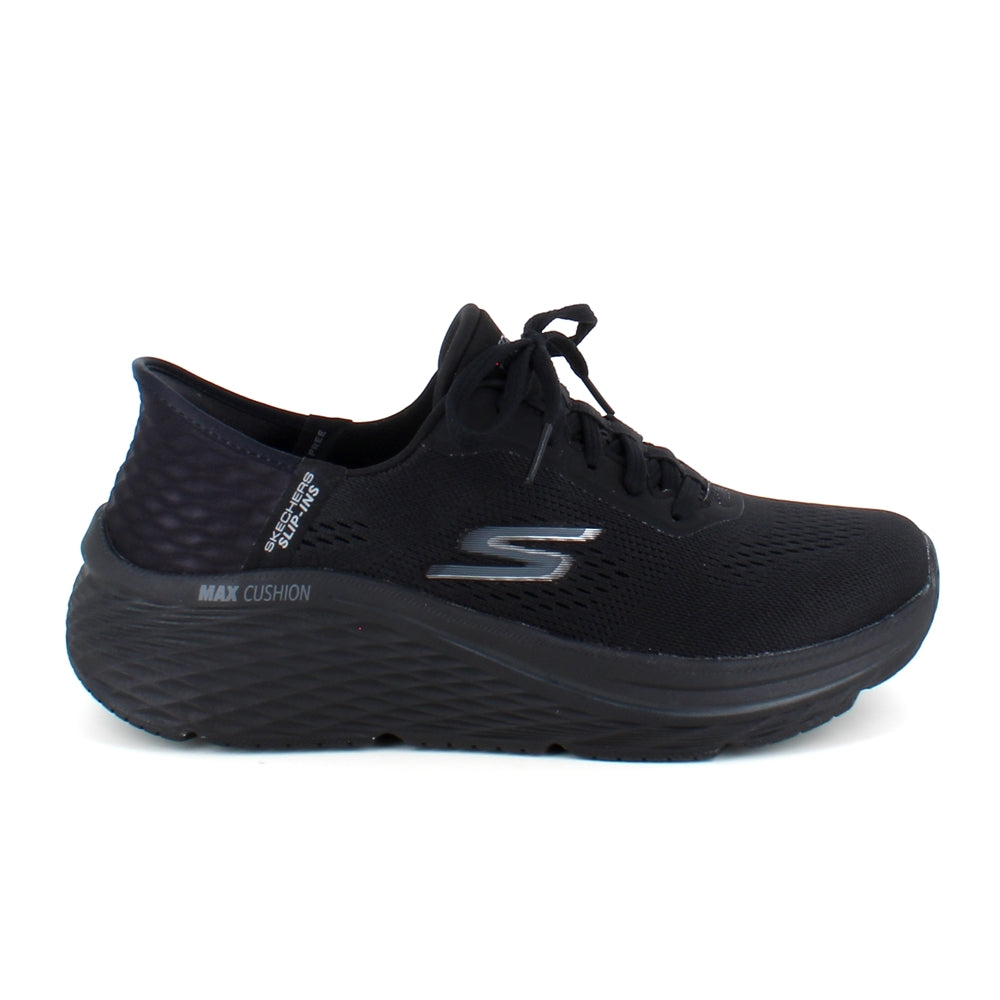Slip-ins från Skechers med snörning och Max Cushion-sula